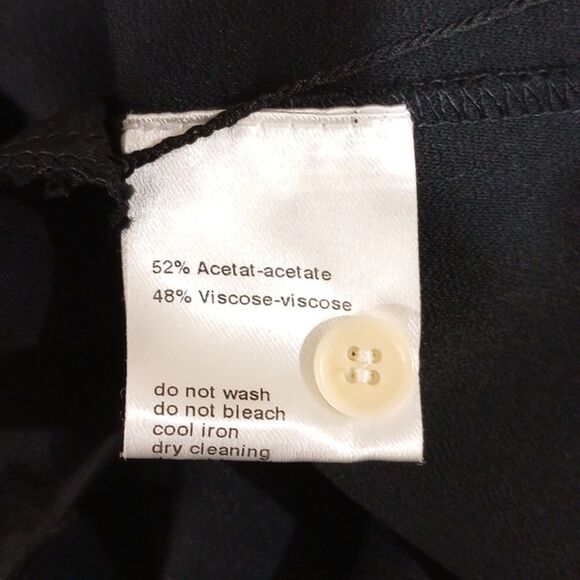 Akris Punto Black & White Color Block Shift Dress, Size 12 - Picture 11 of 11